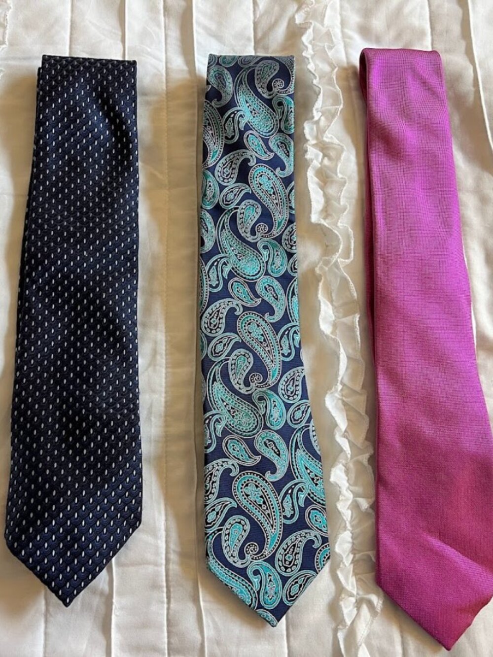 Set of 3 Unbranded Silk Ties